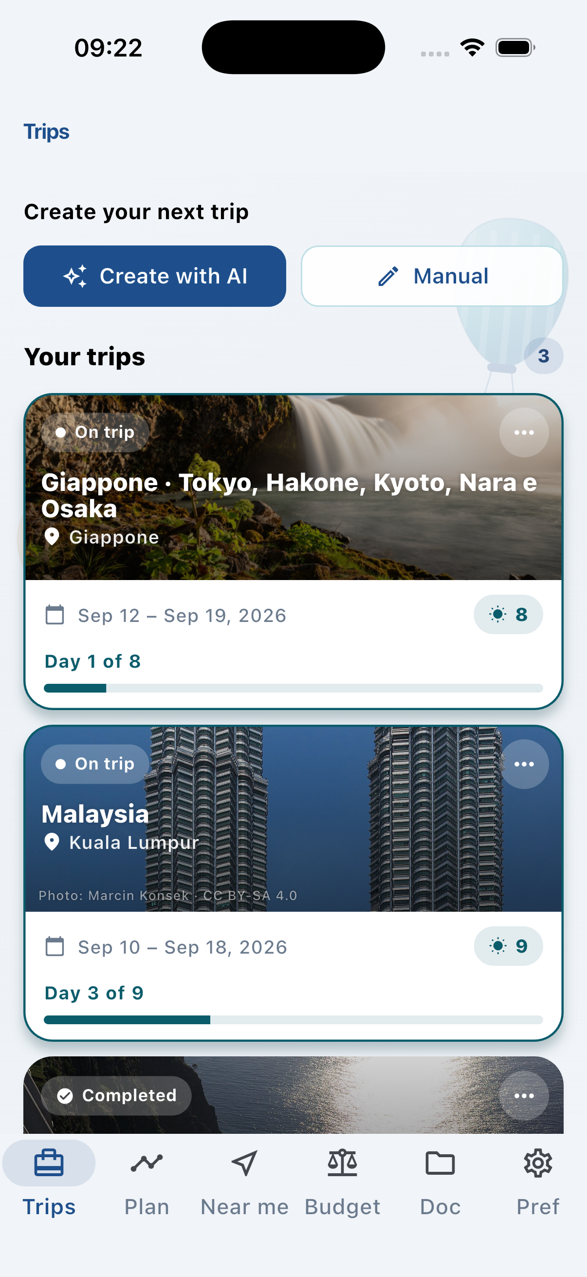 Waynex trip list